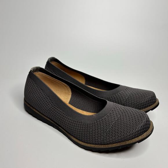 Comfortiva Rena Recycled Knit Ballet Flat in Smoke - Picture 1 of 10